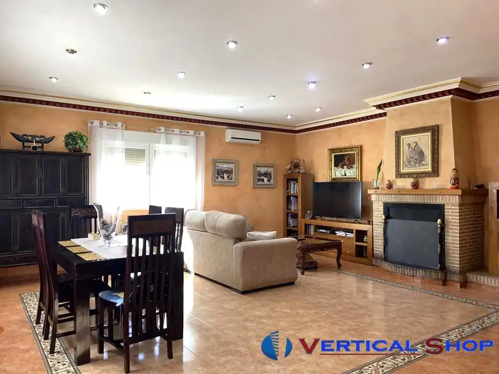 Sala de estar de Casa o chalet en venta en Caudete con Aire acondicionado y Calefacción