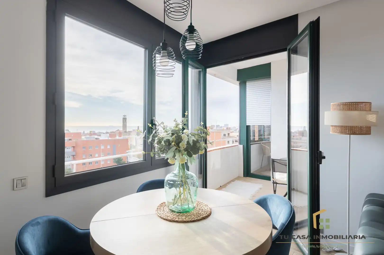 Terrasse von Wohnung zum Verkauf in Badalona mit Klimaanlage und Heizung