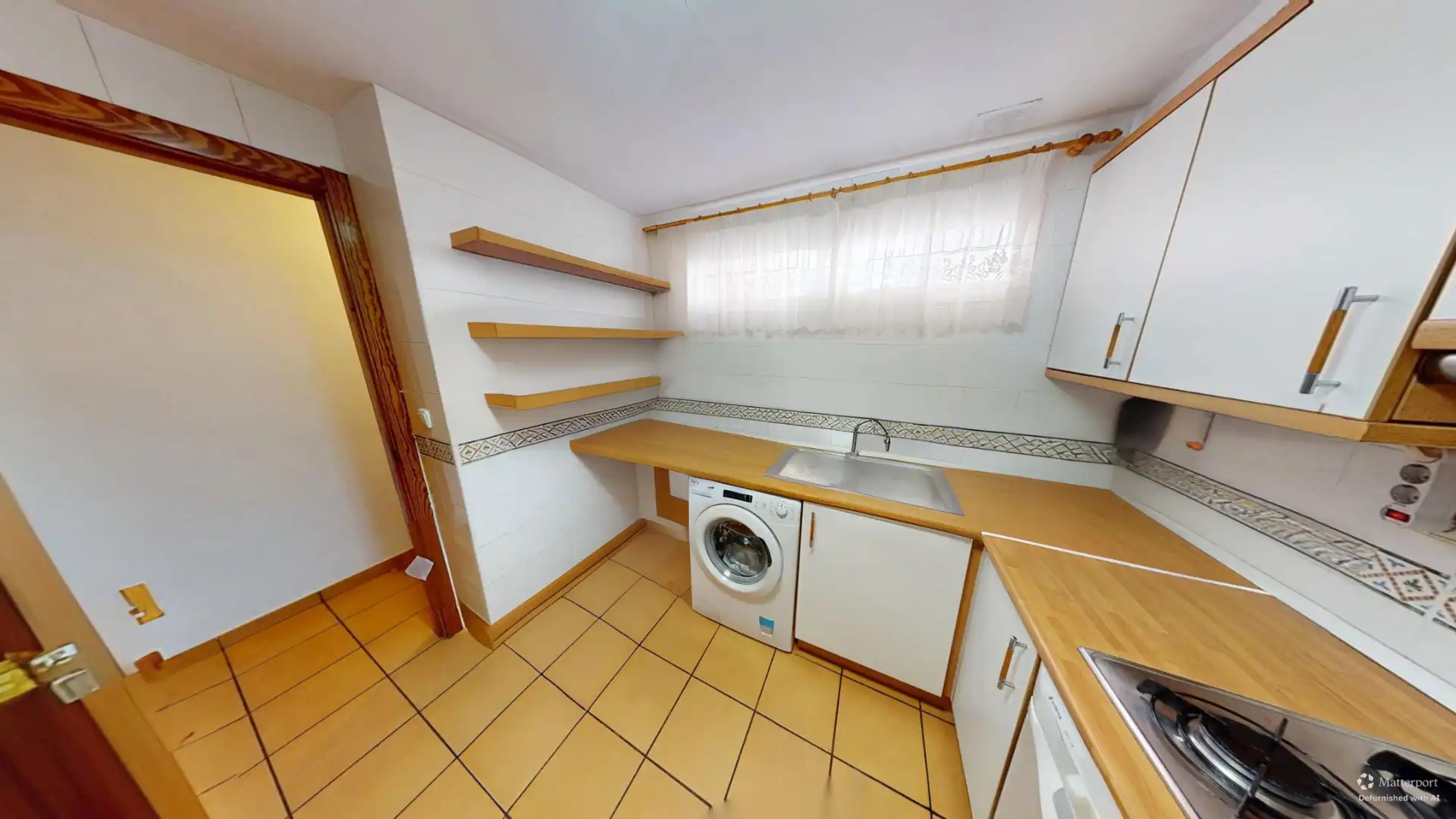Cocina de Dúplex en venta en L'Alfàs del Pi con Aire acondicionado, Calefacción y Jardín privado
