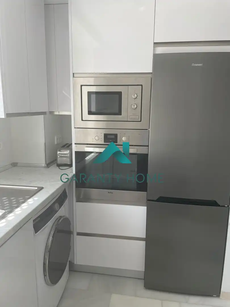 Kitchen of Flat for rent in Estepona  with Private garden, Terrace and Community pool