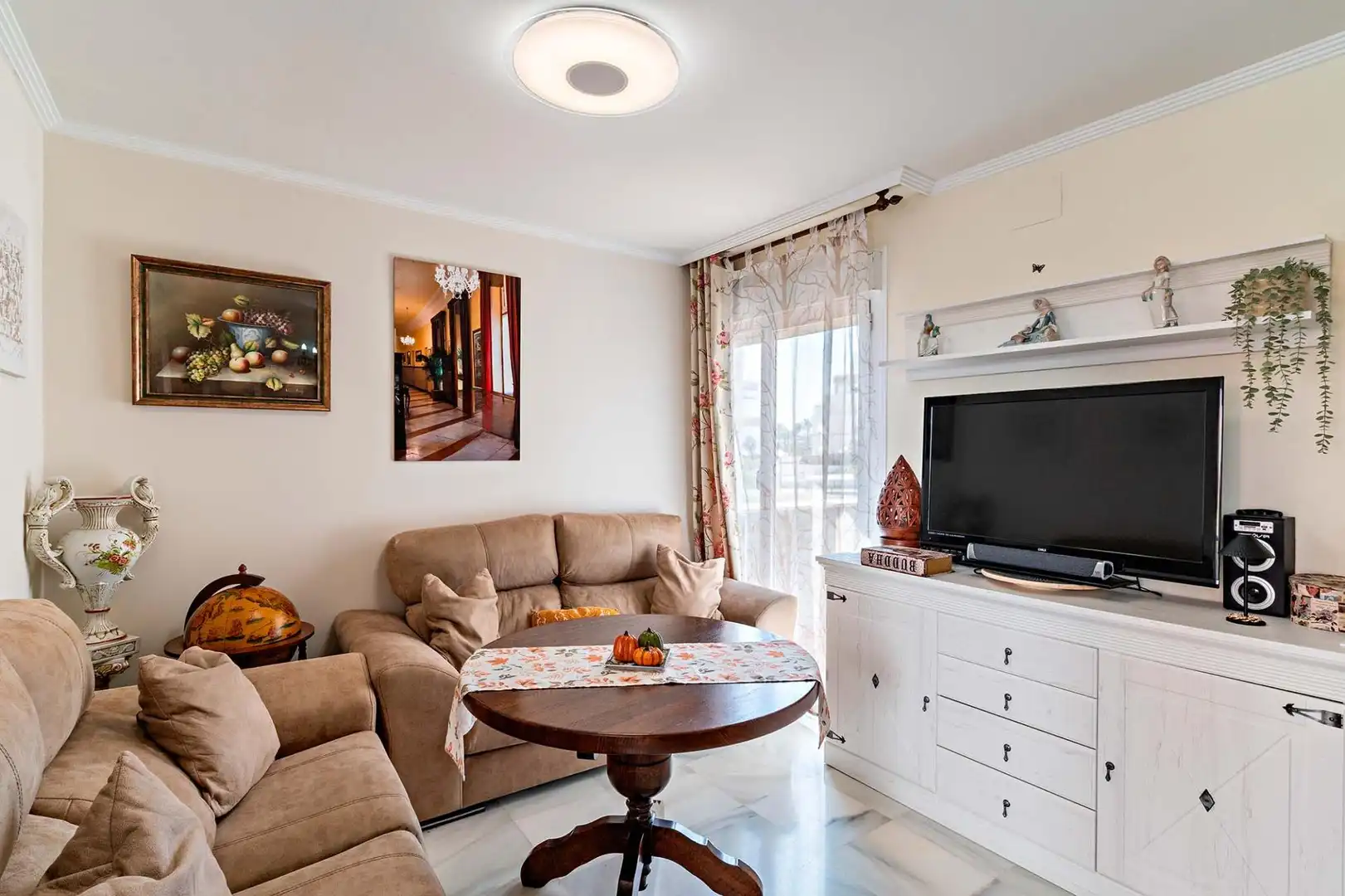 Sala de estar de Planta baja en venta en Roquetas de Mar con Aire acondicionado, Calefacción y Jardín privado