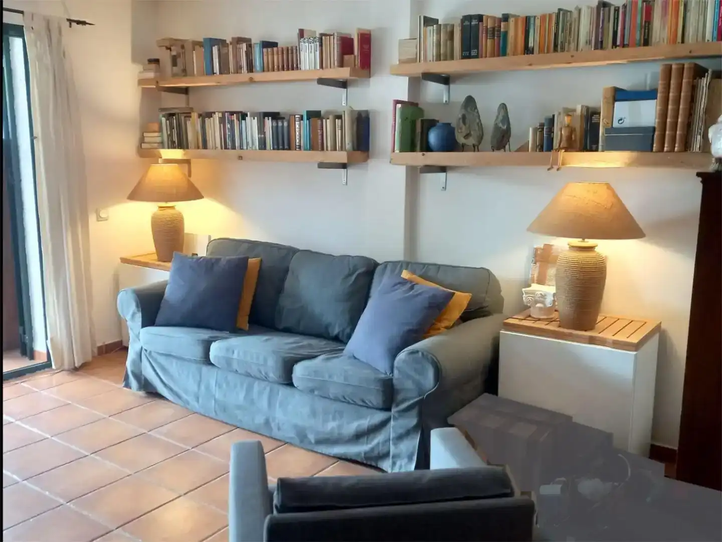 Sala de estar de Piso en venta en El Perelló con Aire acondicionado, Jardín privado y Piscina