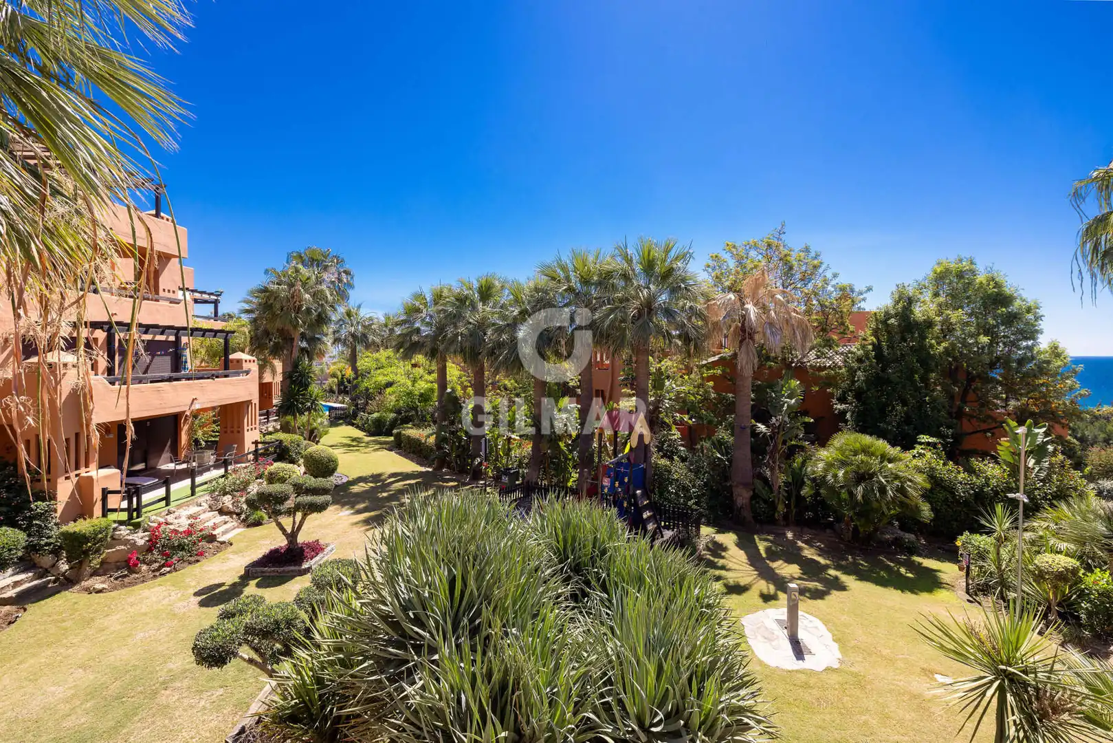 Jardín de Apartamento en venta en Estepona con Calefacción, Jardín privado y Trastero