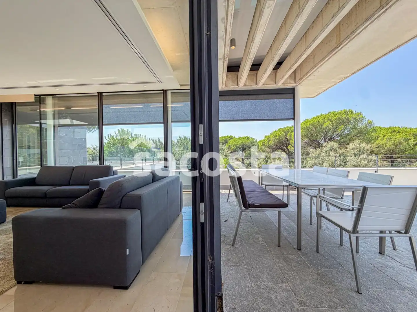 Terraza de Casa o chalet en venta en Caldes de Malavella con Aire acondicionado, Calefacción y Jardín privado