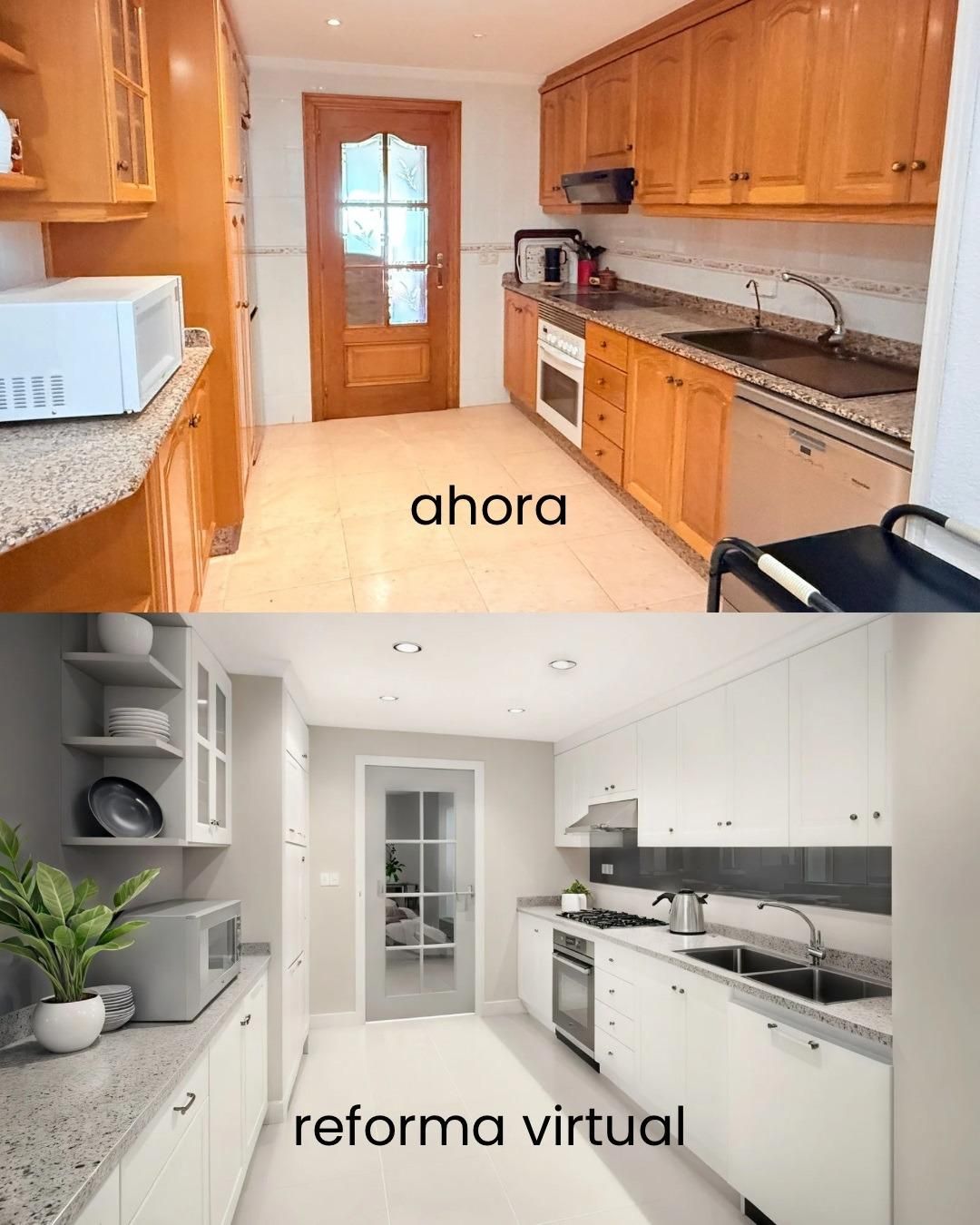 Kitchen of Flat for sale in Alicante / Alacant  with Air Conditioner, Terrace and Balcony