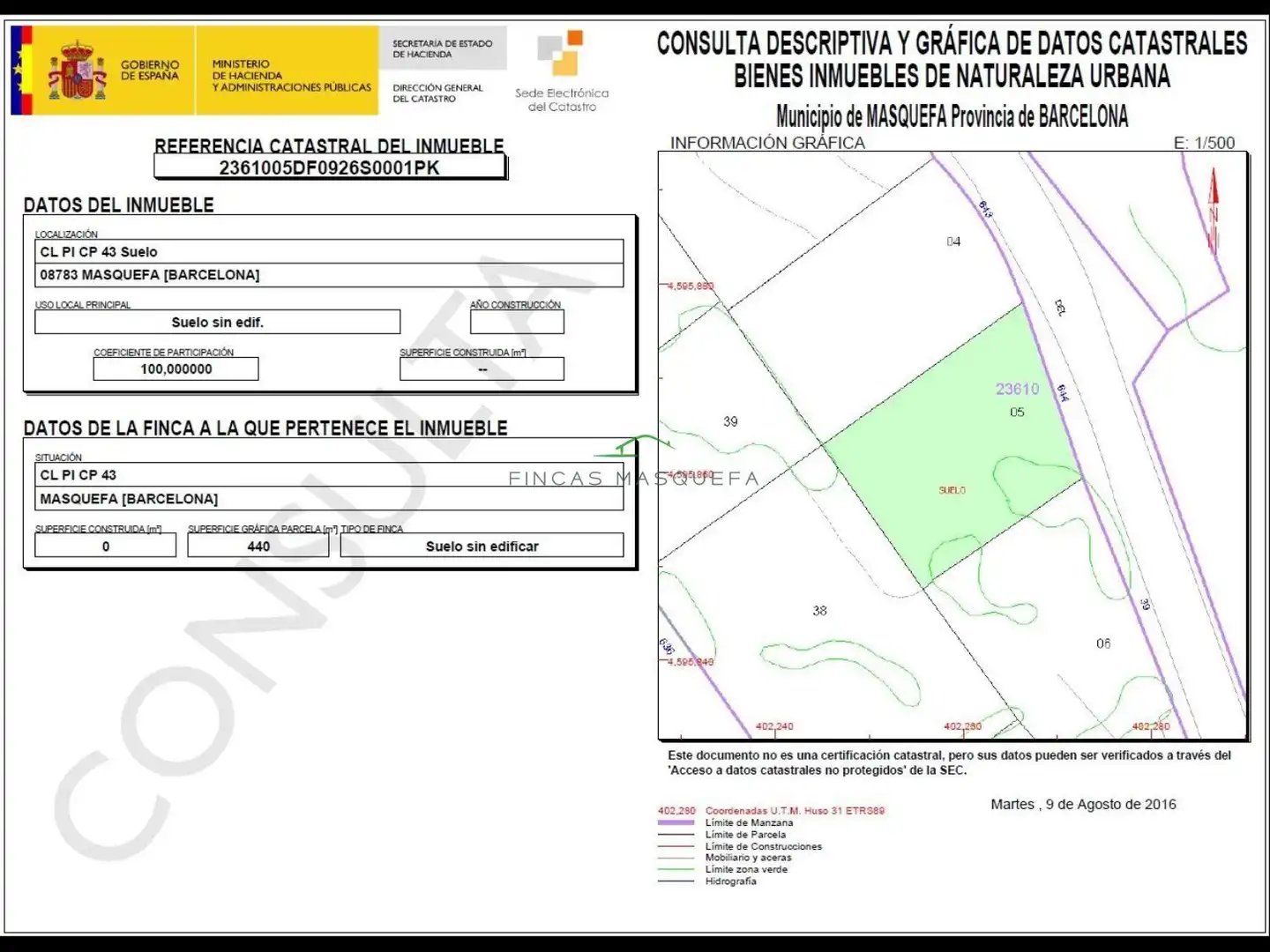 Wohnbaugrundstück zum Verkauf in CALLE DEL PI S/N, imagen 7
