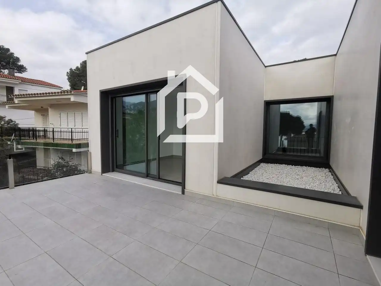 Terrassa de Casa o xalet en venda en Carboneres - La Farella