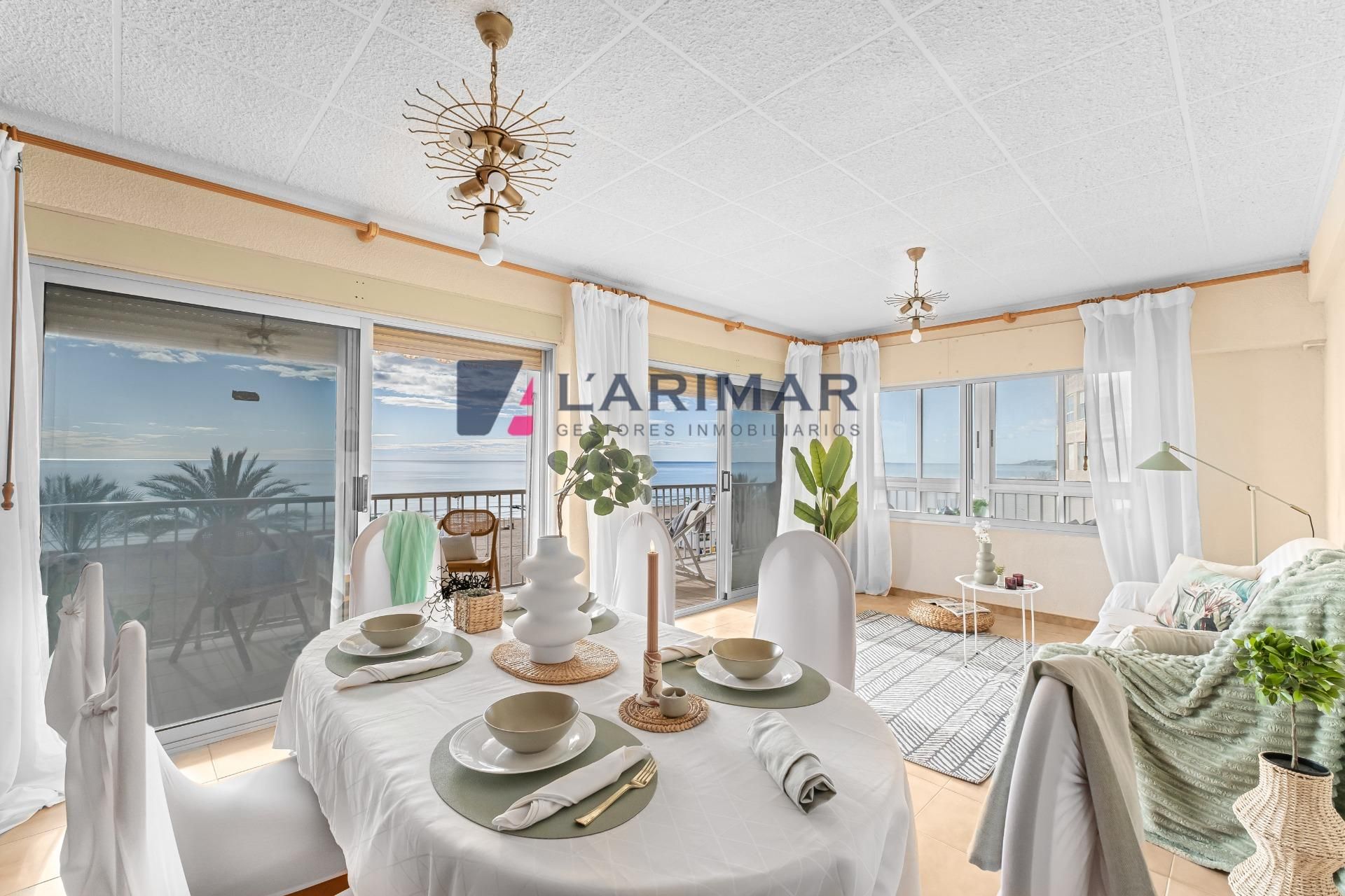 Dining room of Flat for sale in El Campello  with Terrace and Balcony