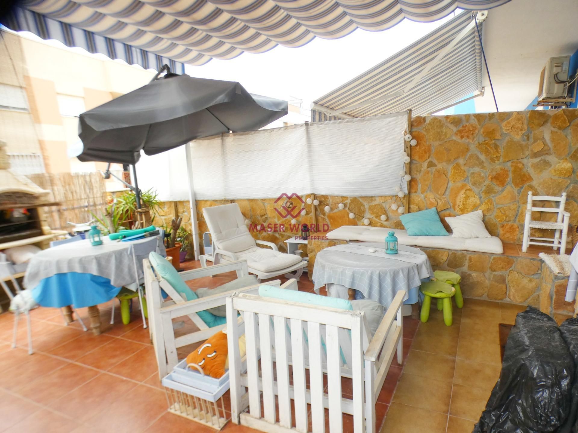 Terrace of Duplex for sale in Mazarrón  with Air Conditioner, Terrace and Storage room