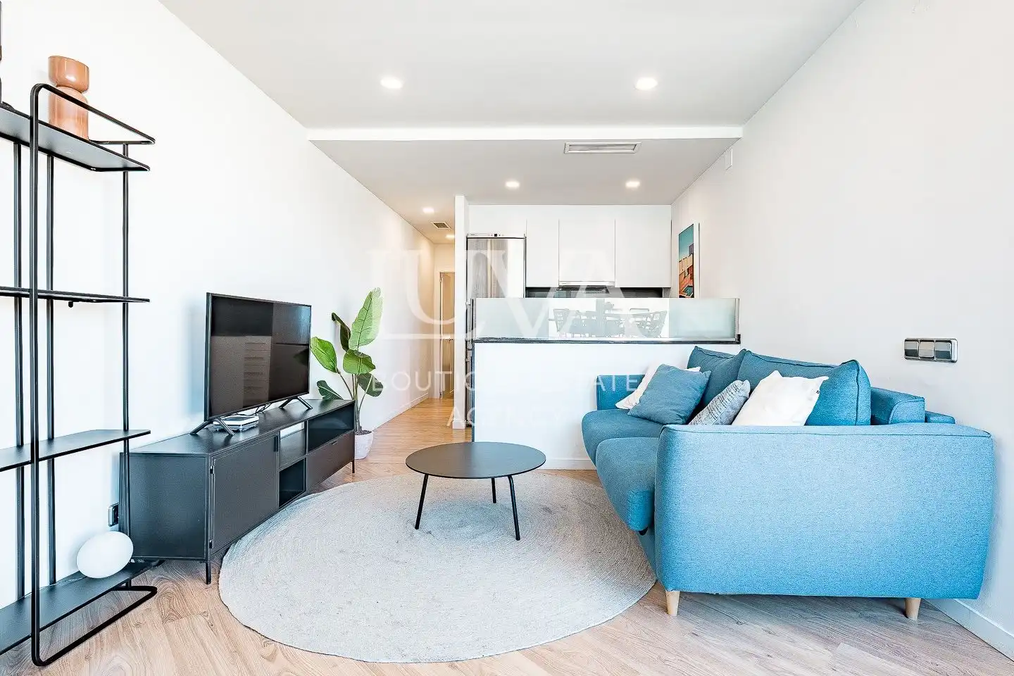 Sala de estar de Ático en venta en Barcelona con Aire acondicionado, Calefacción y Terraza