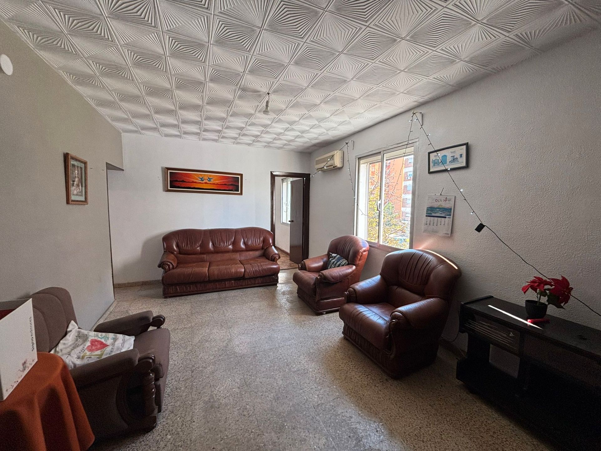 Living room of Flat for sale in Málaga Capital  with Air Conditioner and Furnished