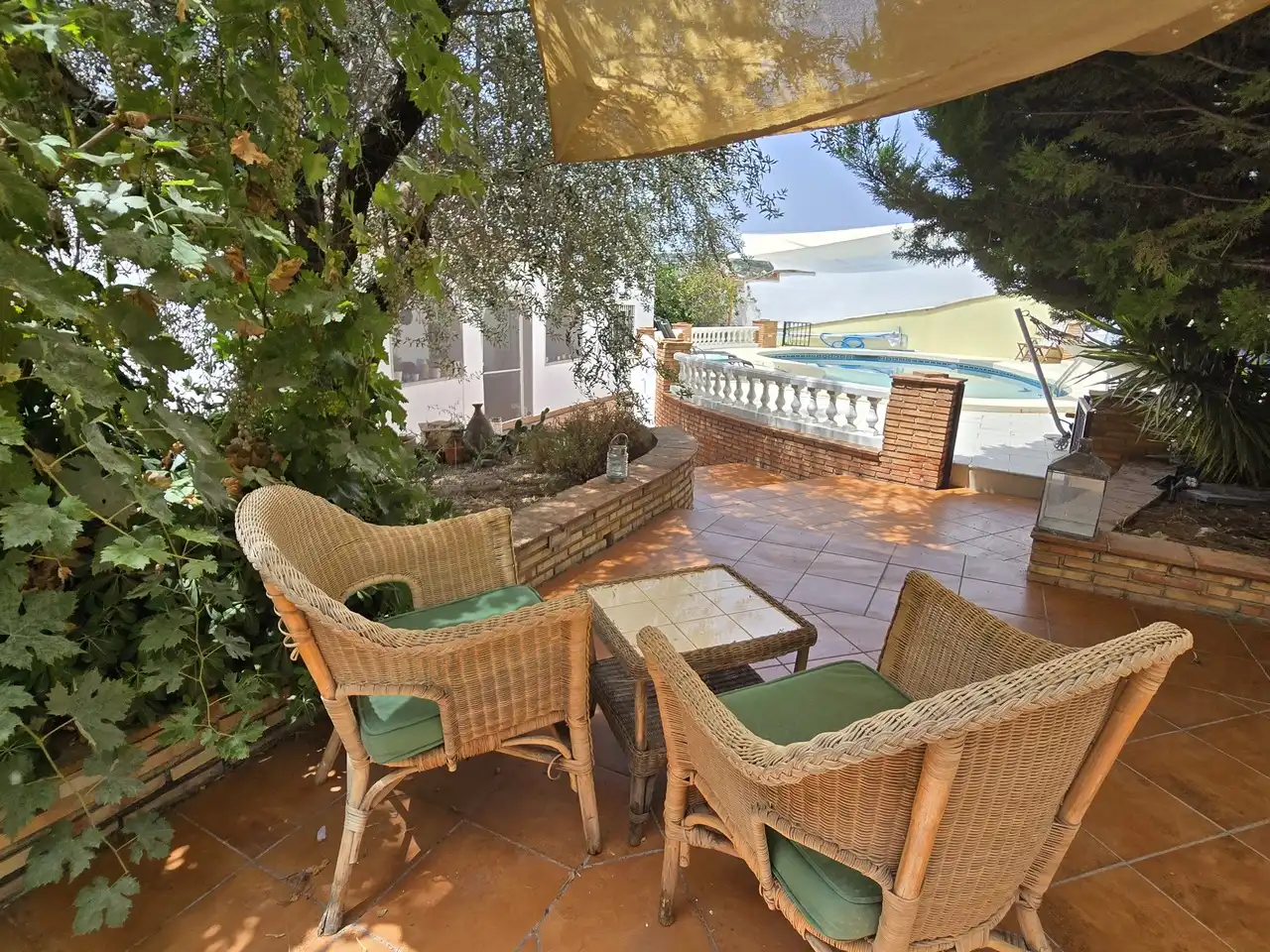 Terrassa de Casa o xalet en venda en Periana amb Aire condicionat, Terrassa i Piscina