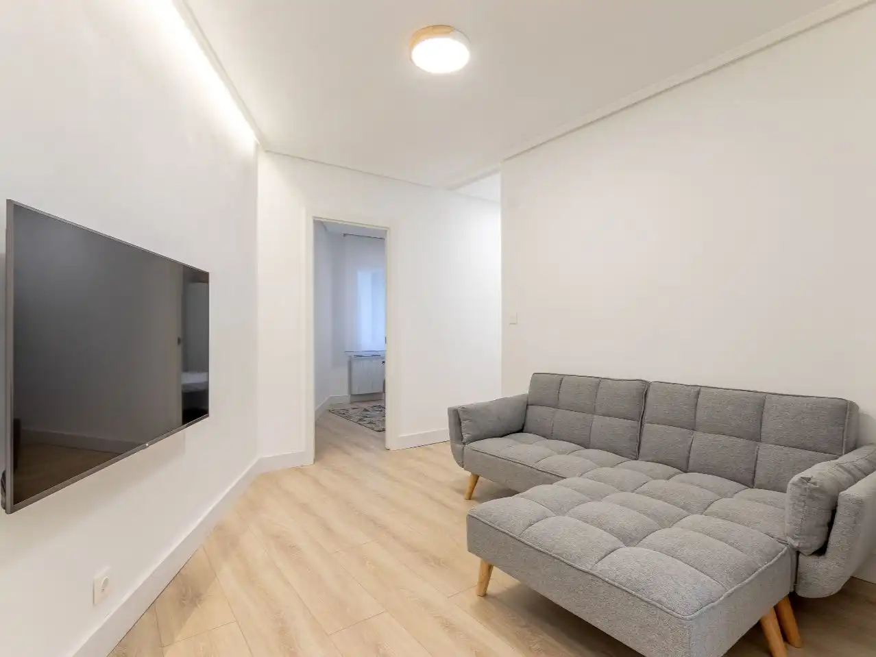 Living room of Flat for share in Bilbao   with Heating, Oven and Washing machine