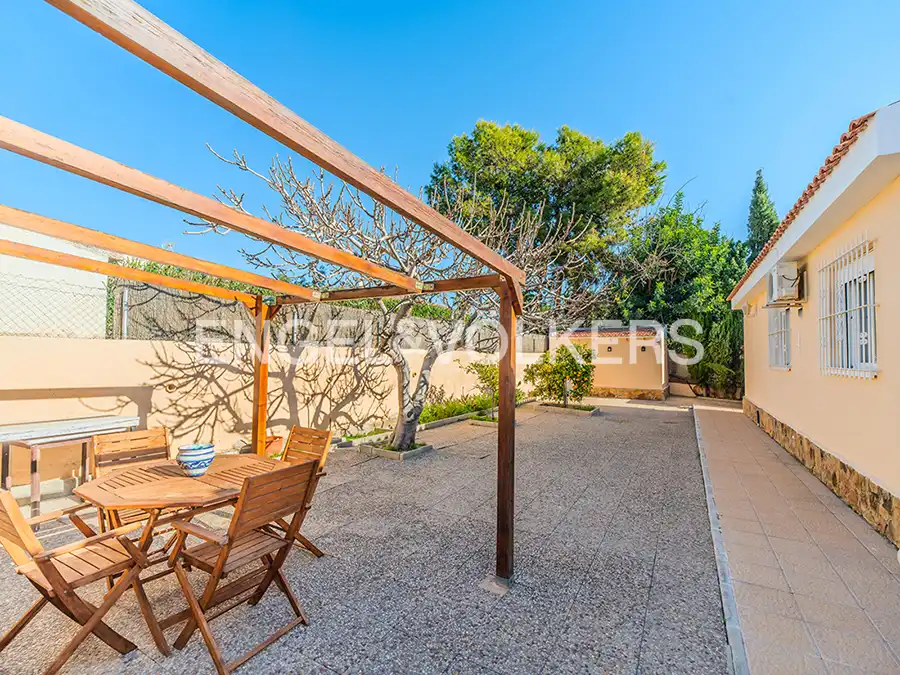 Terraza de Casa o chalet en venta en Mutxamel con Aire acondicionado, Calefacción y Jardín privado