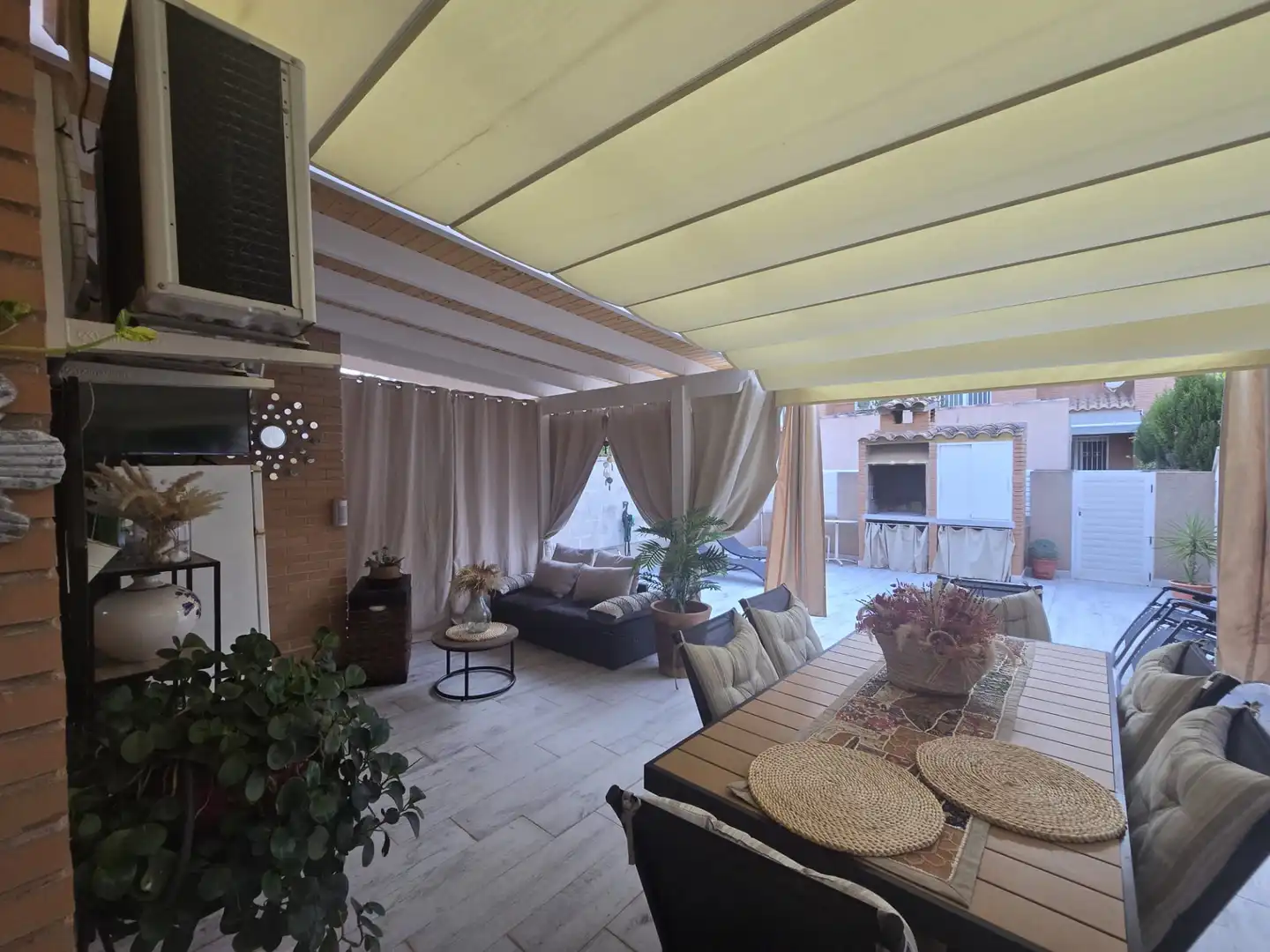 Terrace of Detached homes for sale in Castellón de la Plana / Castelló de la Plana  with Air Conditioner, Heating and Parquet flooring