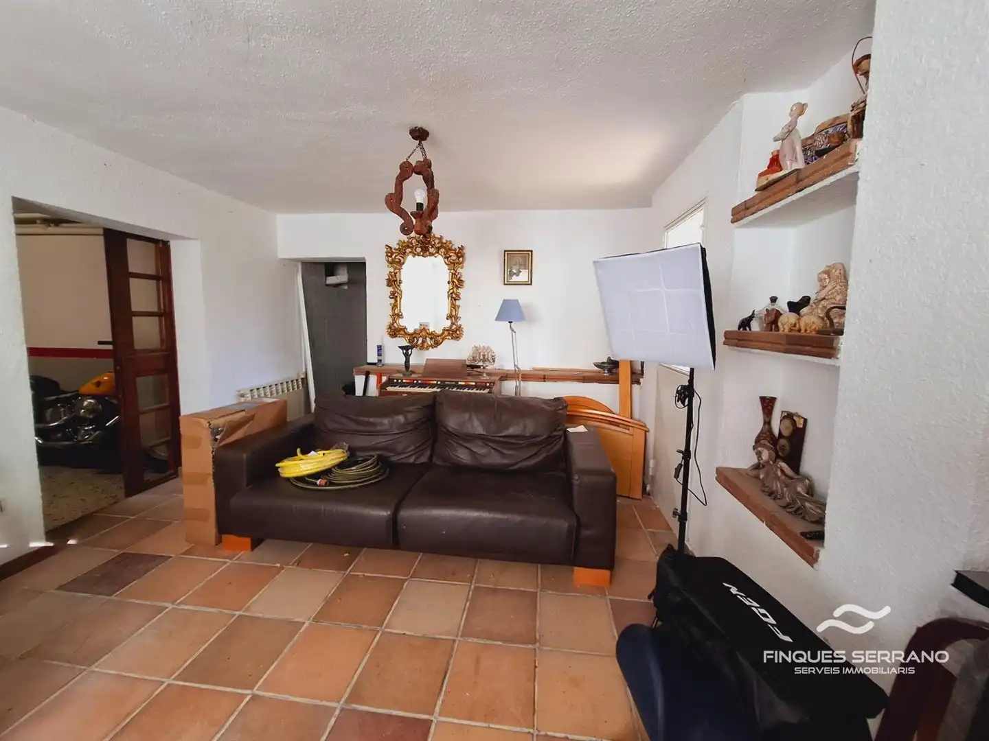 Sala de estar de Casa adosada en venta en Calafell con Calefacción, Terraza y Piscina