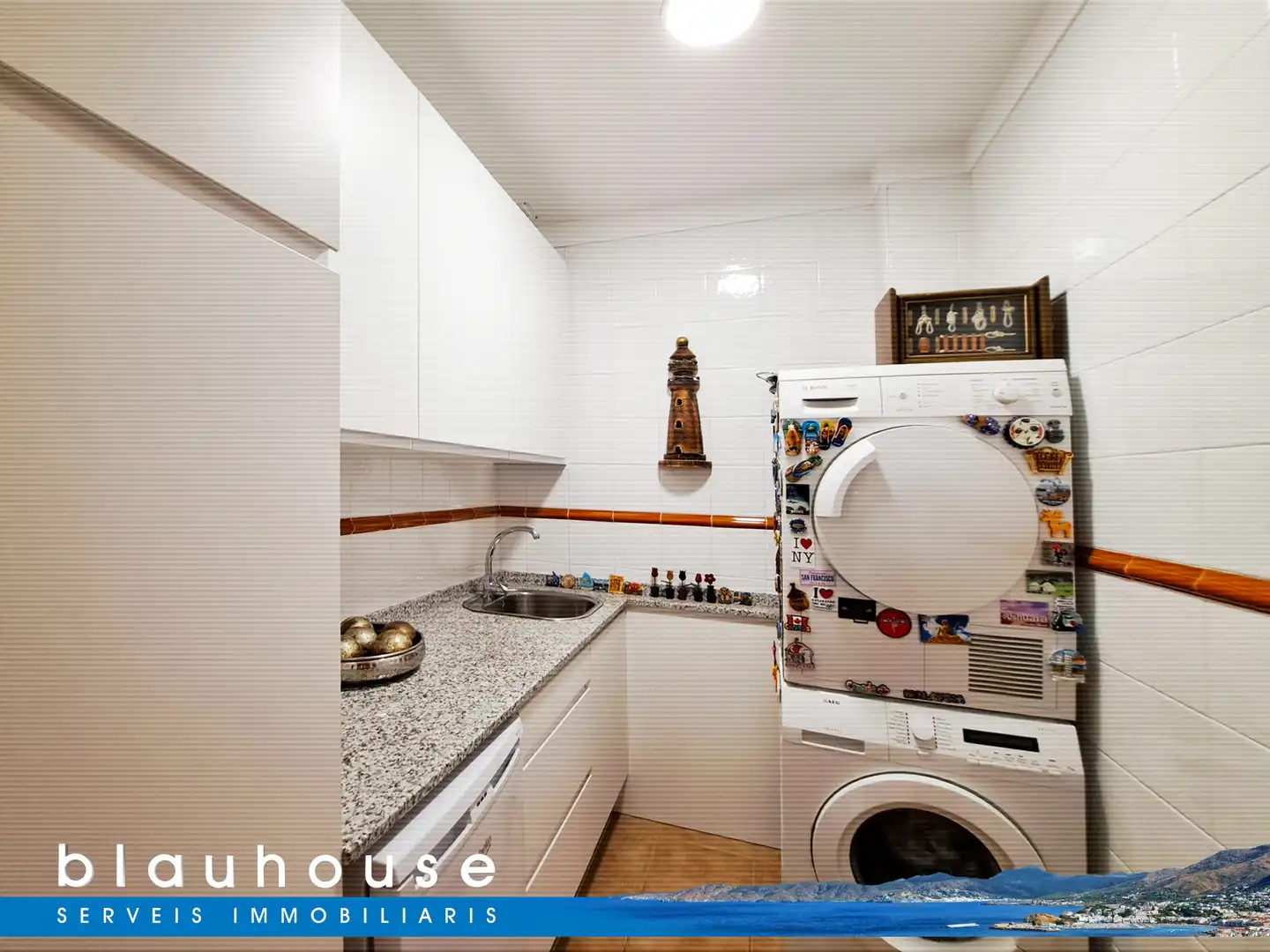 Cocina de Casa adosada en venta en Llançà con Aire acondicionado, Calefacción y Parquet