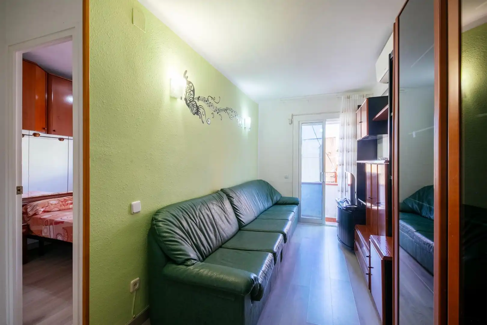 Sala de estar de Piso en venta en Barcelona con Parquet