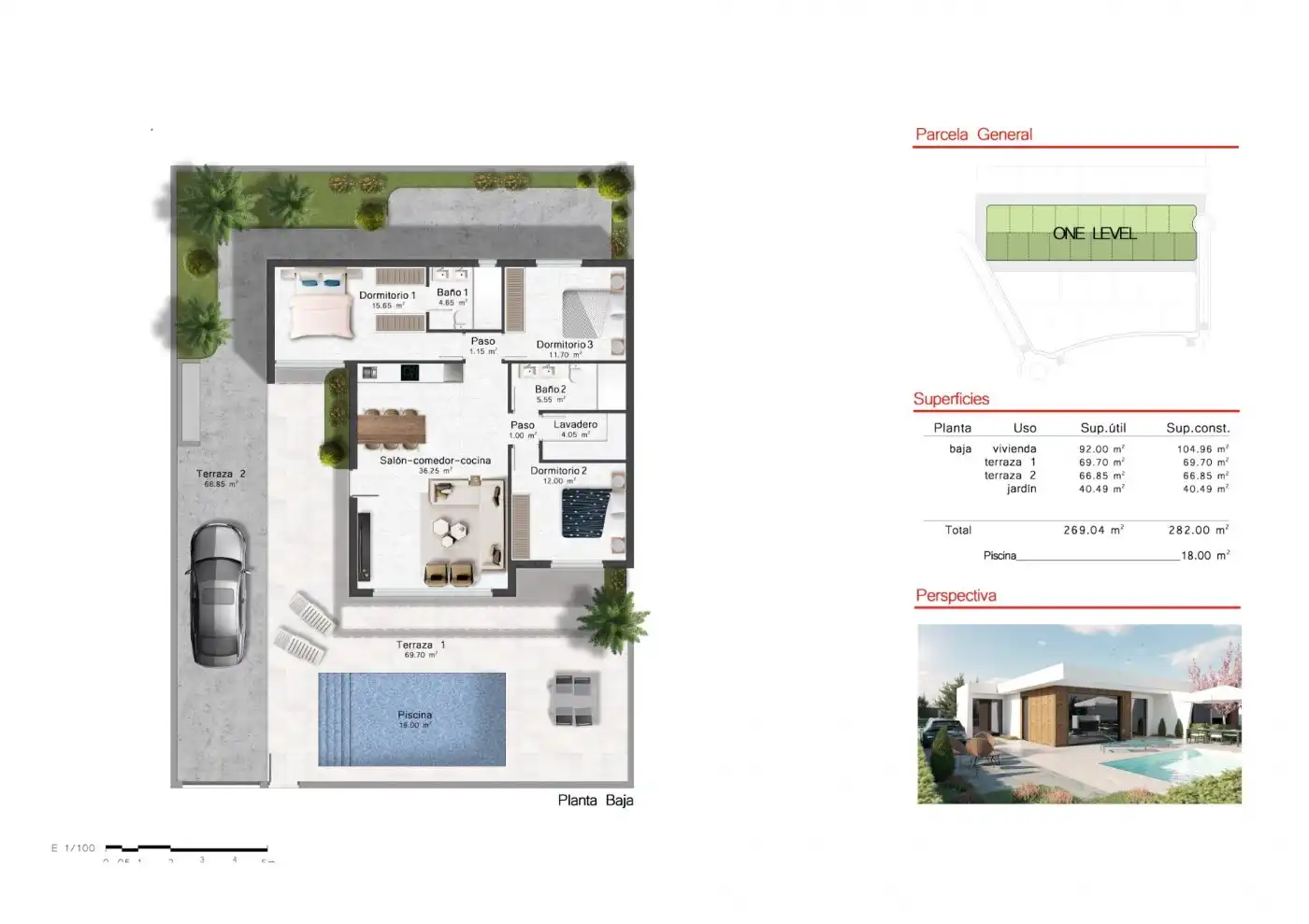 Chalet con piscina en venta en Campo de Murcia, imagen 4