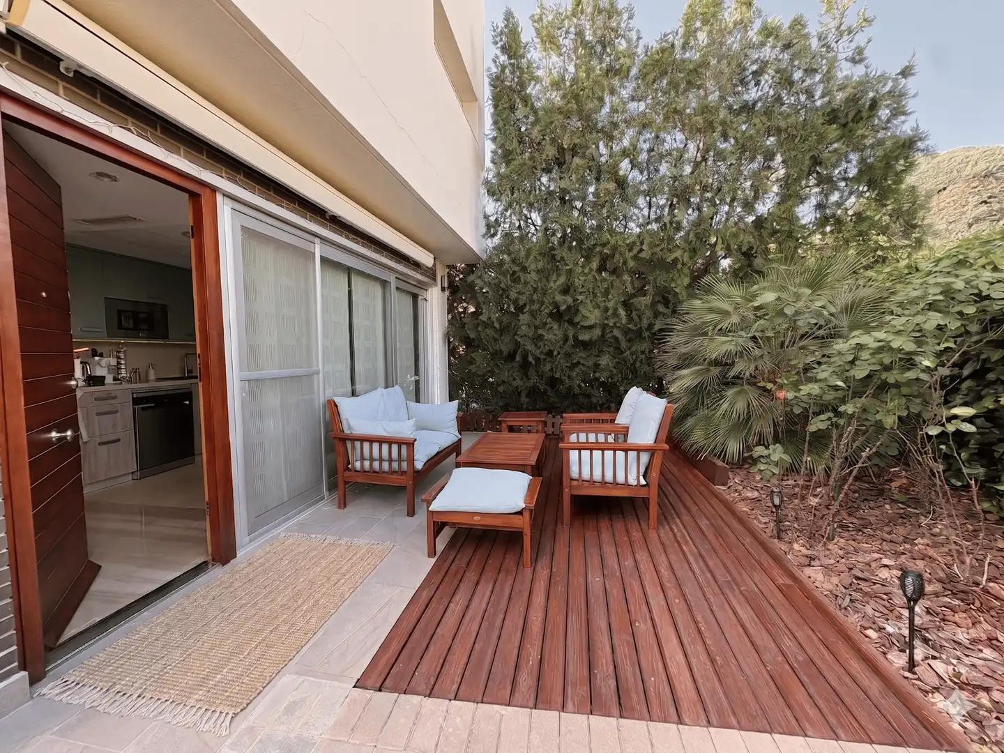 Terraza de Casa o chalet en venta en Chiva con Aire acondicionado, Calefacción y Jardín privado