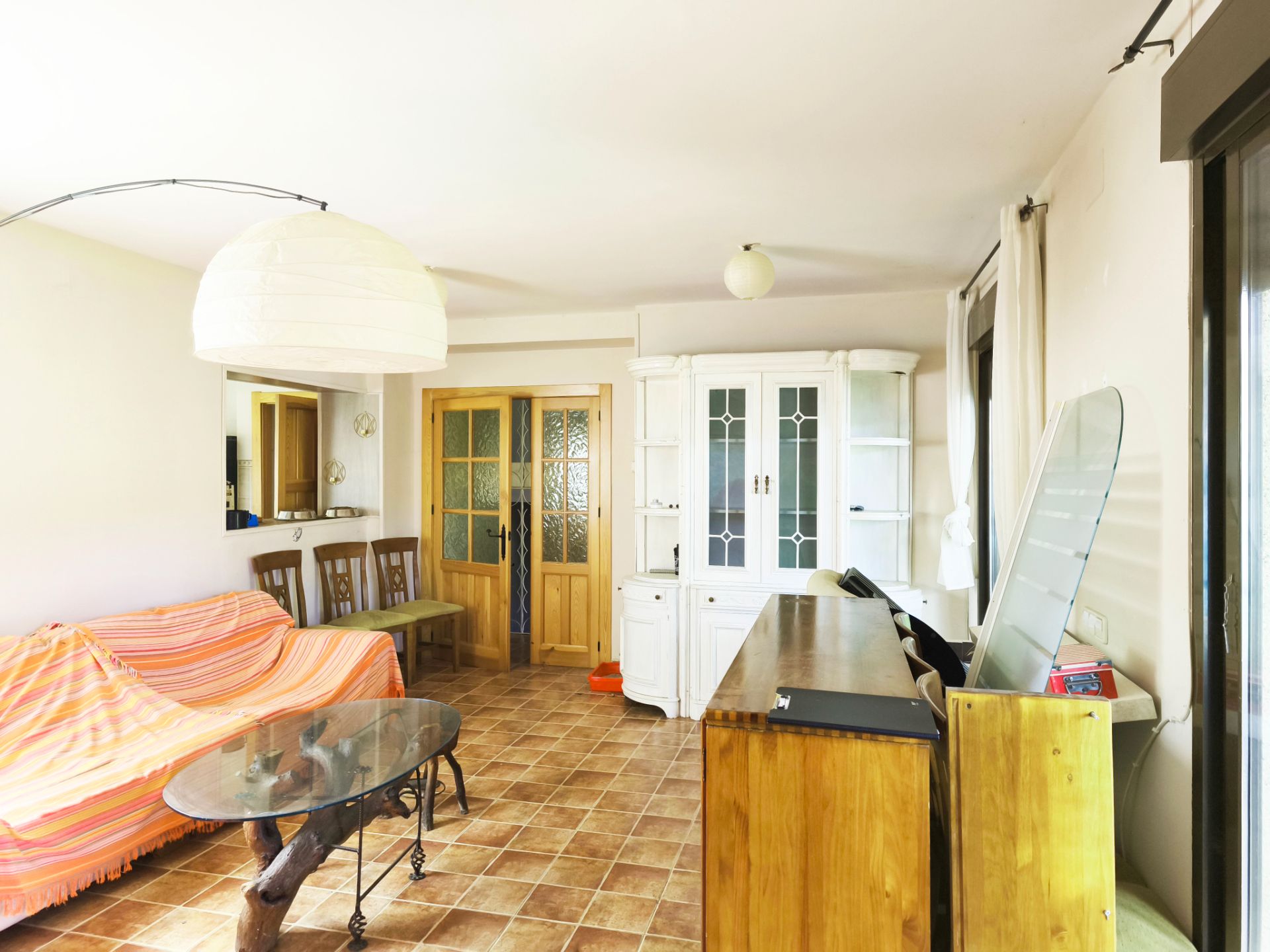 Sala de estar de Casa o chalet en venta en Fresnedillas de la Oliva con Calefacción, Jardín privado y Terraza