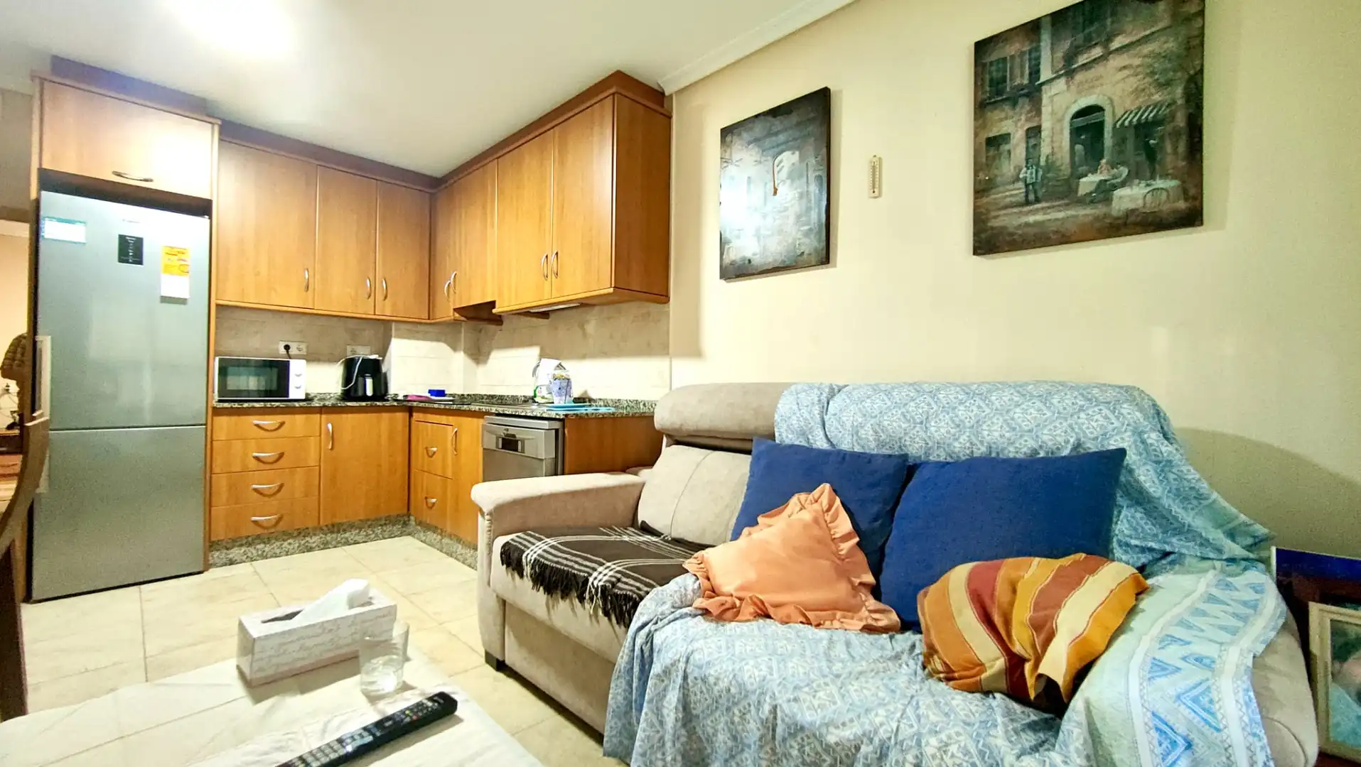 Sala de estar de Piso en venta en Santa Pola con Aire acondicionado, Calefacción y Trastero