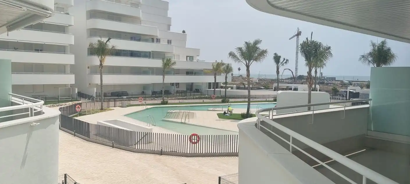 Piscina de Apartament de lloguer en Vélez-Málaga amb Aire condicionat, Calefacció i Terrassa