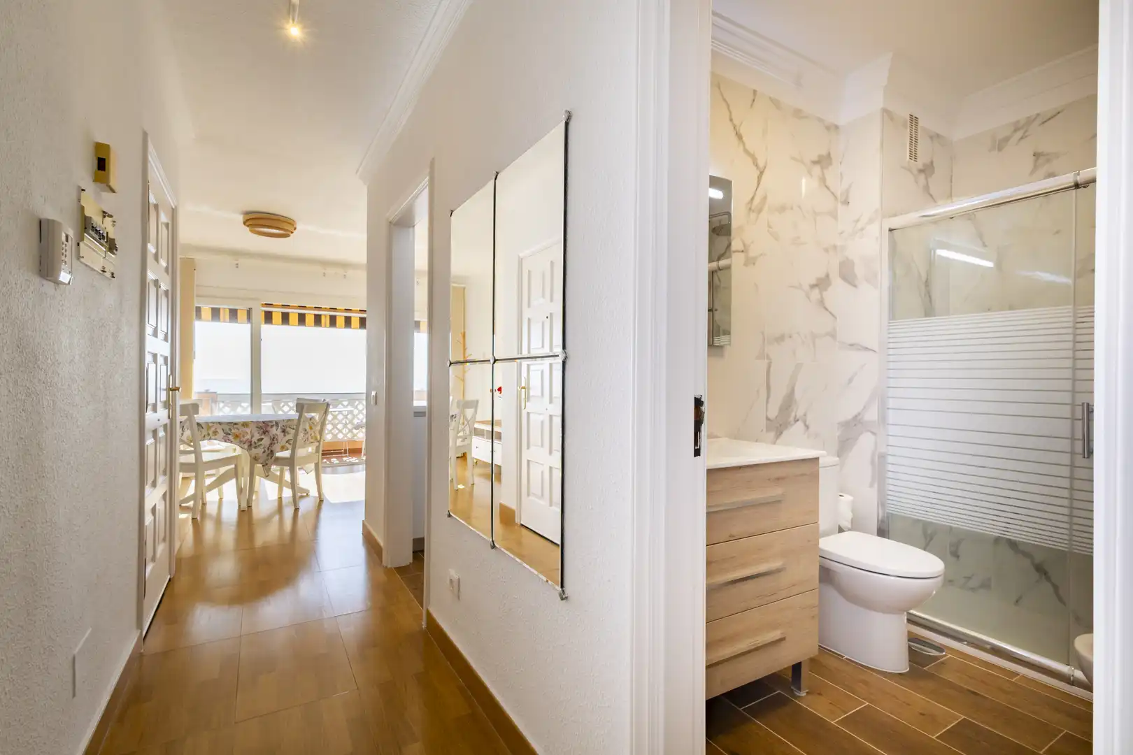 Baño de Apartamento de alquiler en Las Caletillas - Punta Larga