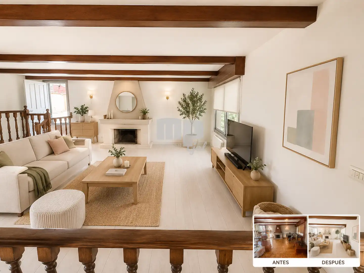 Sala d'estar de Àtic en venda en Vigo  amb Calefacció i Terrassa