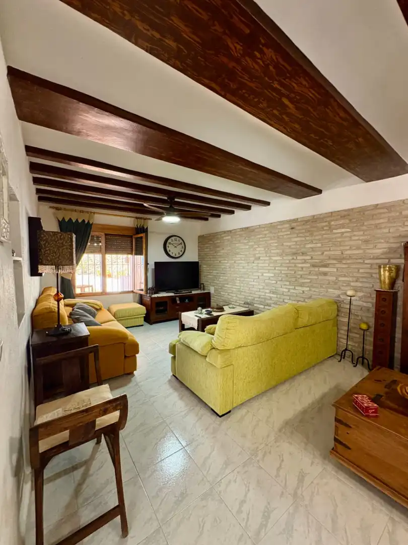 Living room of Country homes for rent in Benissa  with Terrace and Swimming Pool