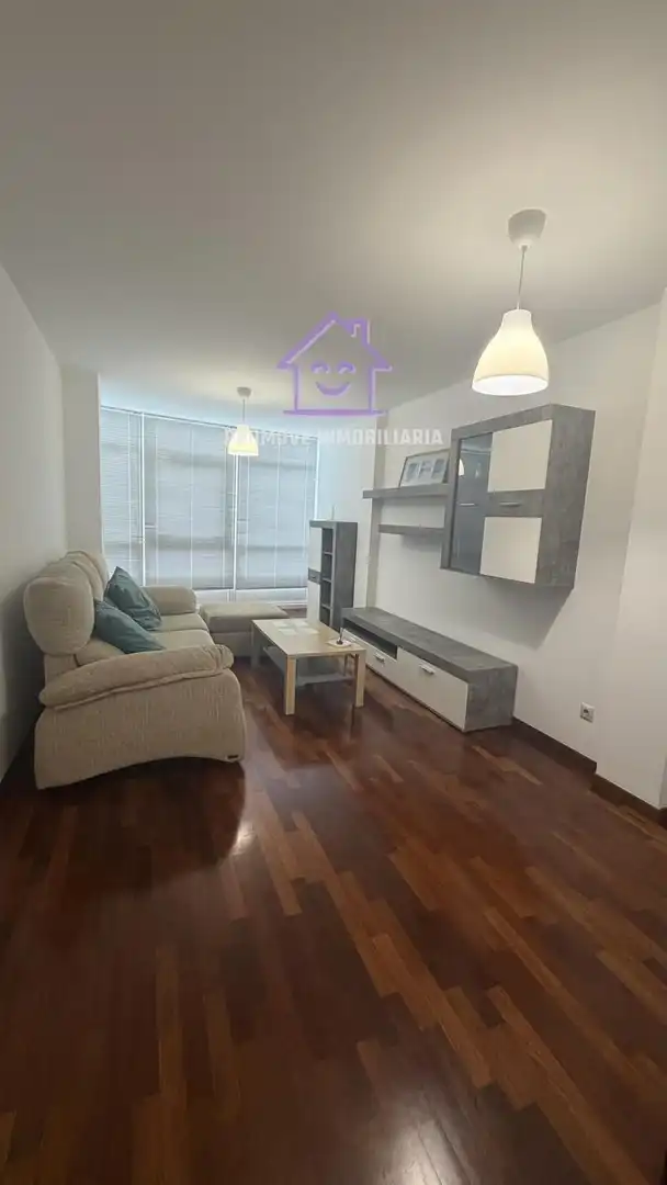 Living room of Flat for rent in Arteixo  with Heating, Storage room and Furnished