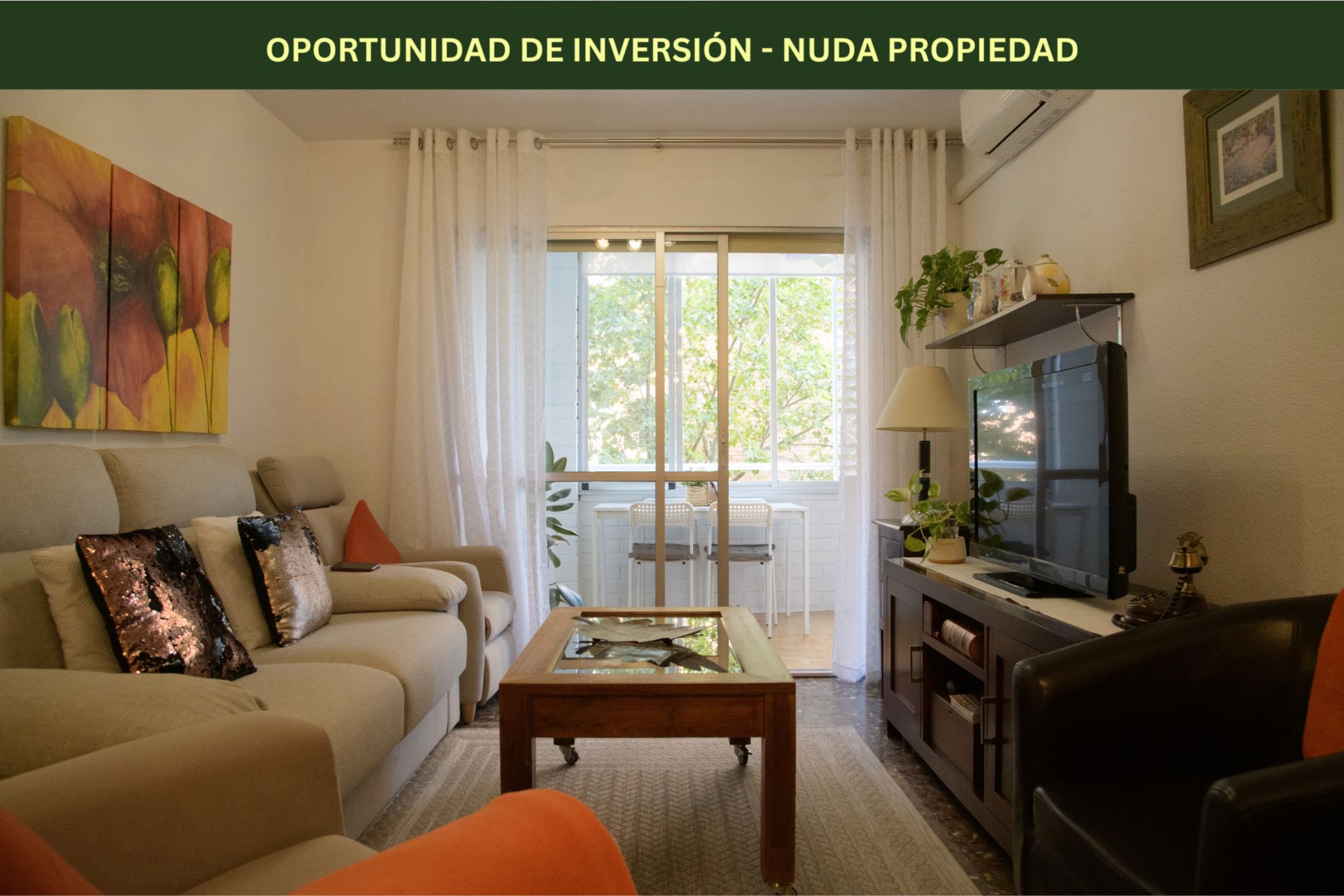 Living room of Flat for sale in  Teruel Capital  with Air Conditioner, Heating and Terrace