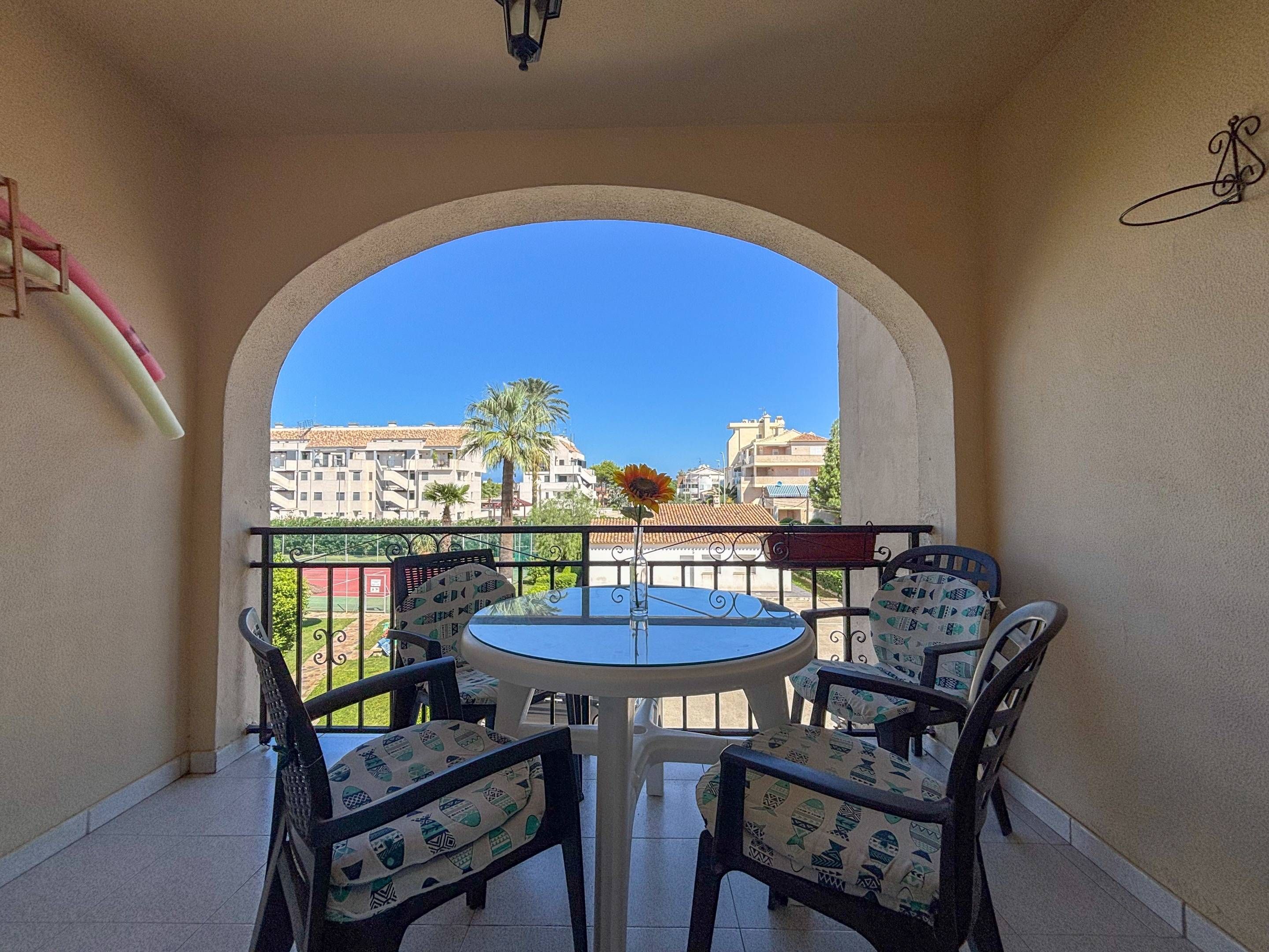 Terrace of Flat for sale in Dénia  with Air Conditioner, Private garden and Terrace