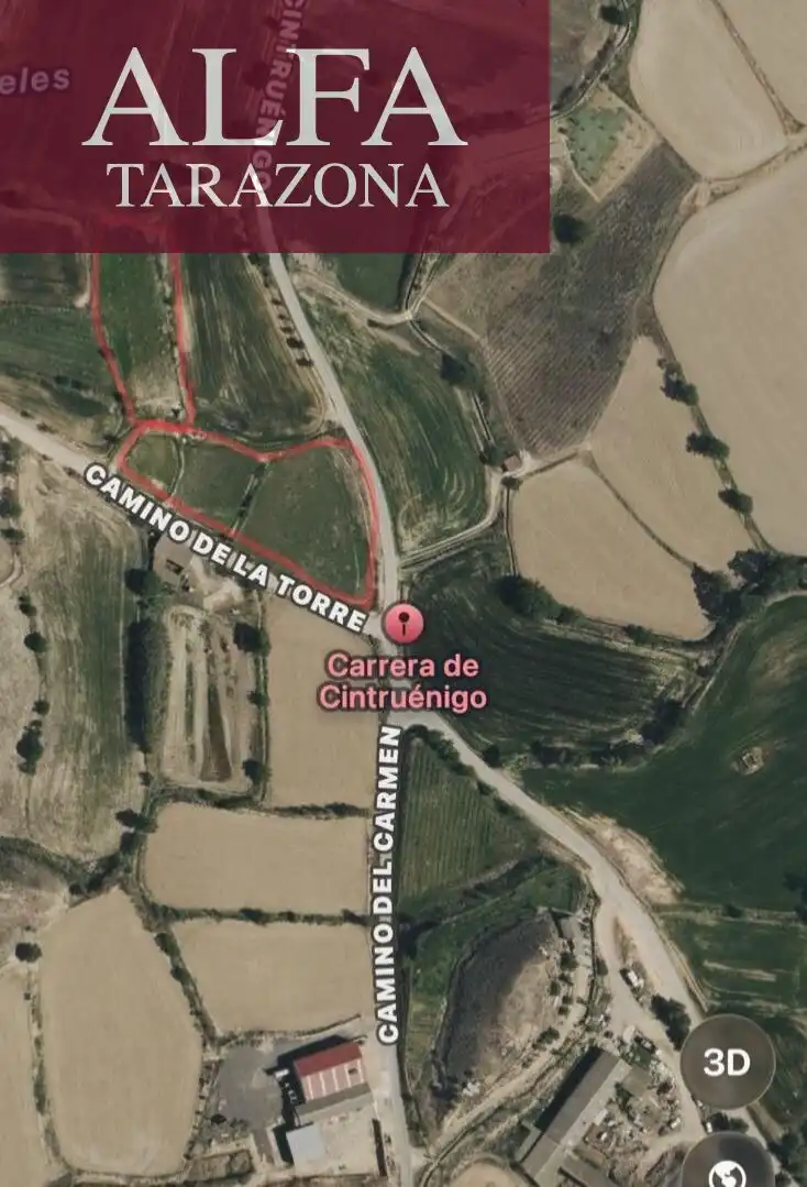 Rural land for sale in Tarazona