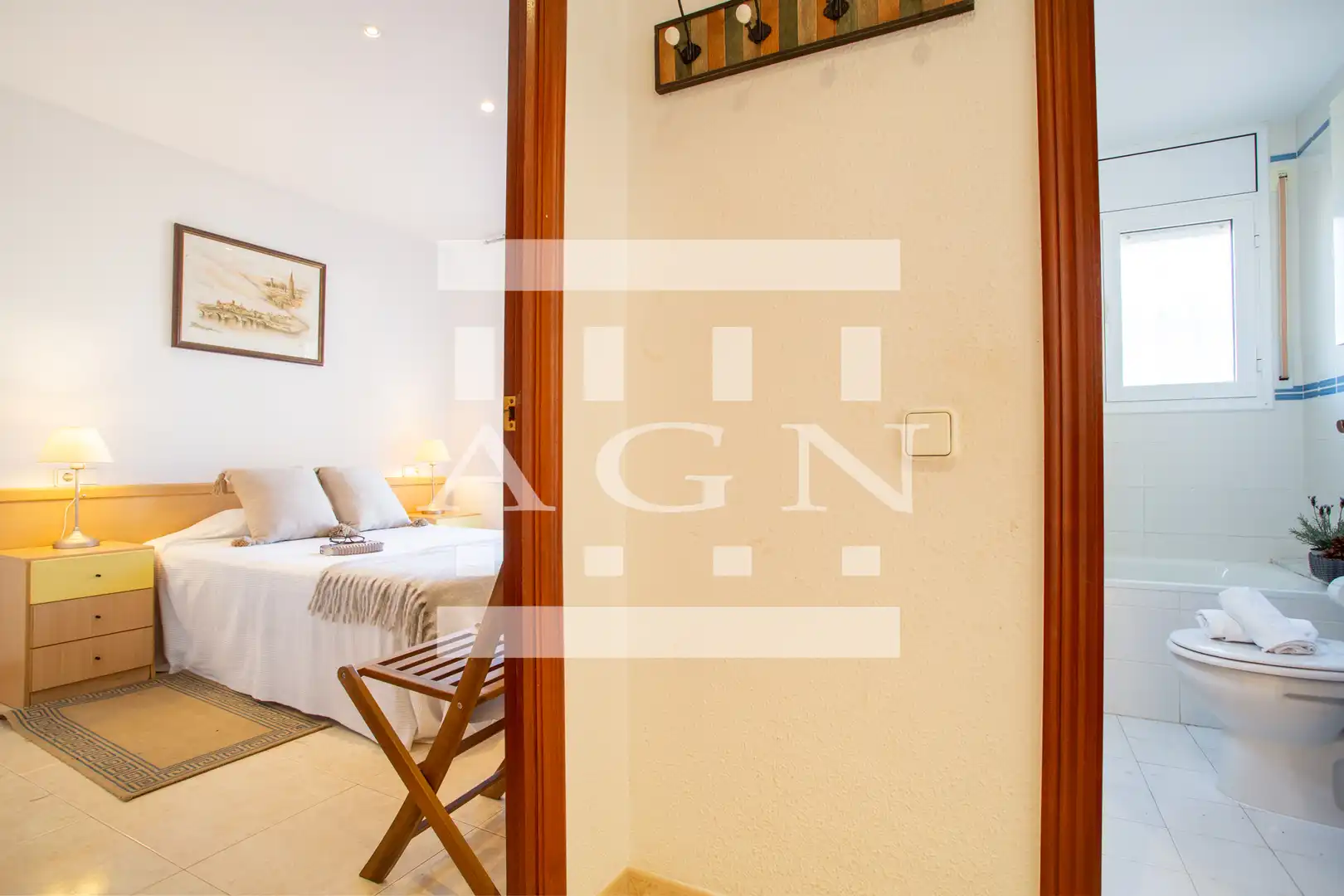 Bedroom of Flat for sale in Mont-roig del Camp  with Terrace, Furnished and Oven