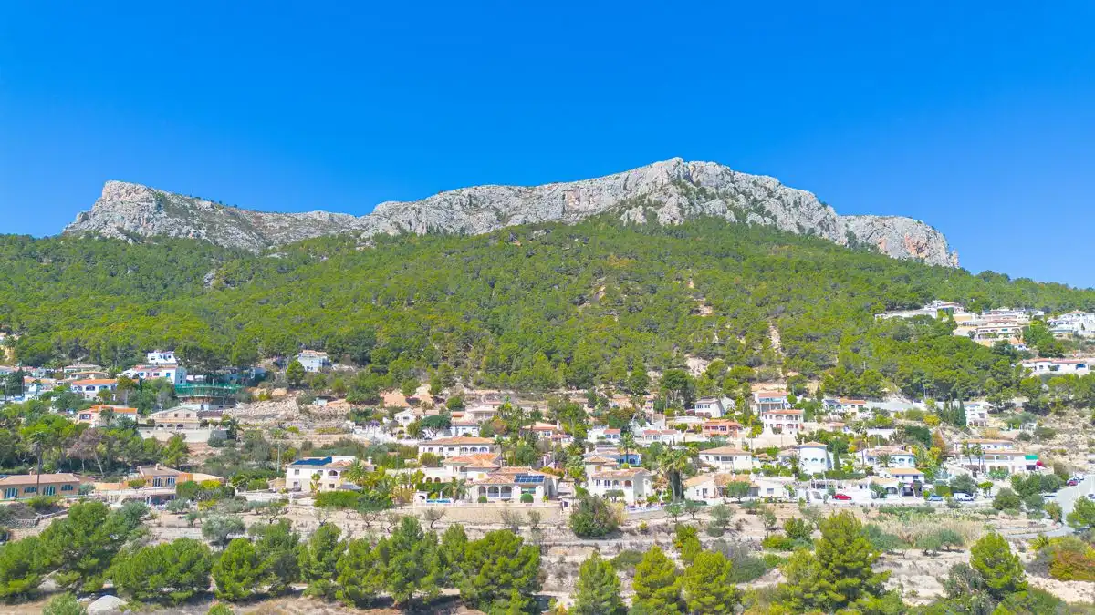 Exterior view of Houses for sale in Calpe / Calp  with Air Conditioner, Heating and Private garden