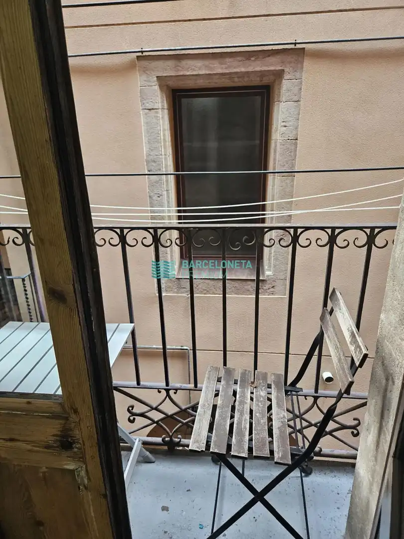Terraza de Piso de alquiler en Barcelona con Aire acondicionado y Amueblado