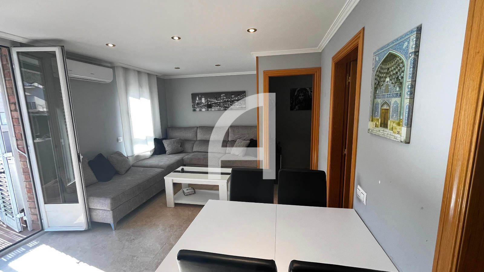 Living room of Flat for sale in Les Franqueses del Vallès  with Air Conditioner, Heating and Terrace