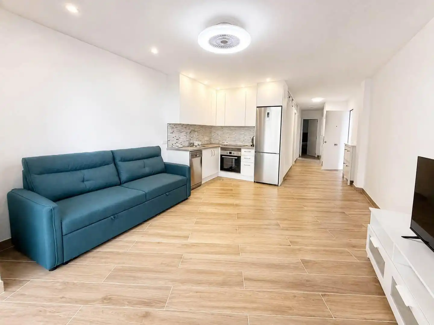 Sala de estar de Apartamento de alquiler en Arona con Terraza, Amueblado y Balcón