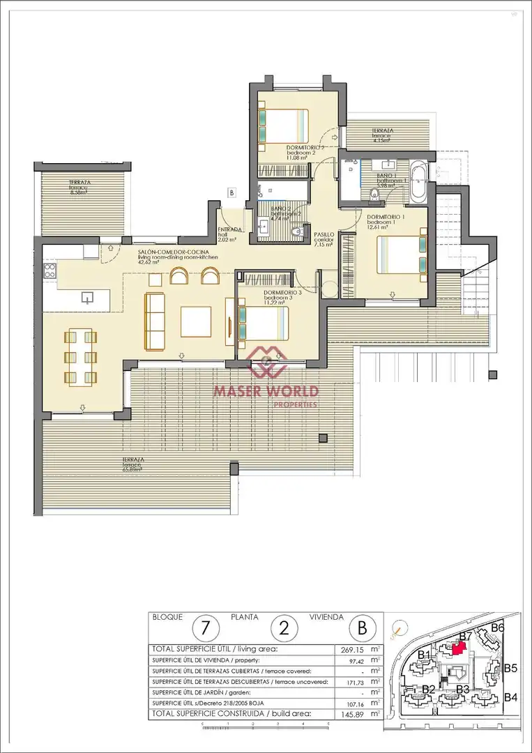 Penthouse mit Pool zum Verkauf in Costa Natura, imagen 23