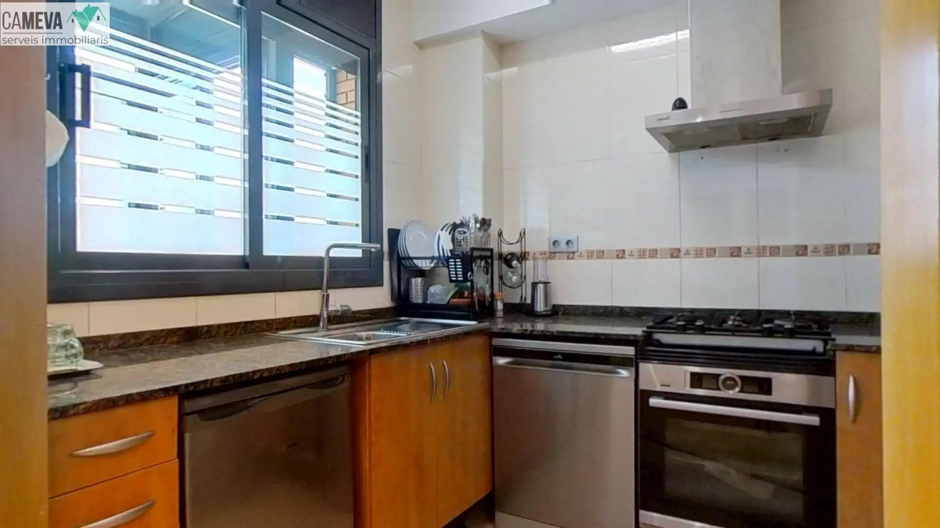 Cuina de Dúplex en venda en Sabadell amb Calefacció, Parquet i Terrassa