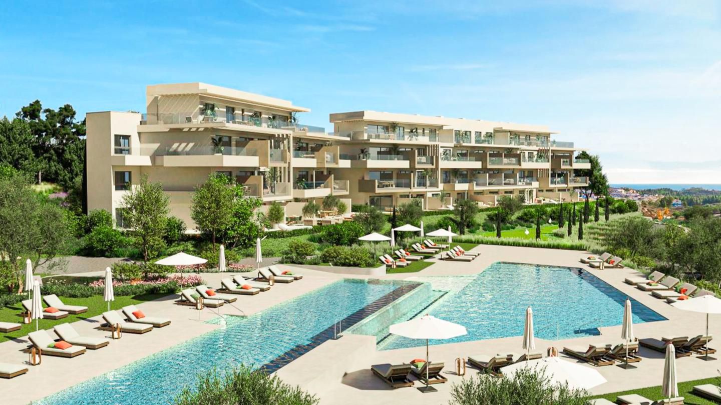 Jardí de Apartament en venda en Mijas amb Aire condicionat, Calefacció i Jardí privat