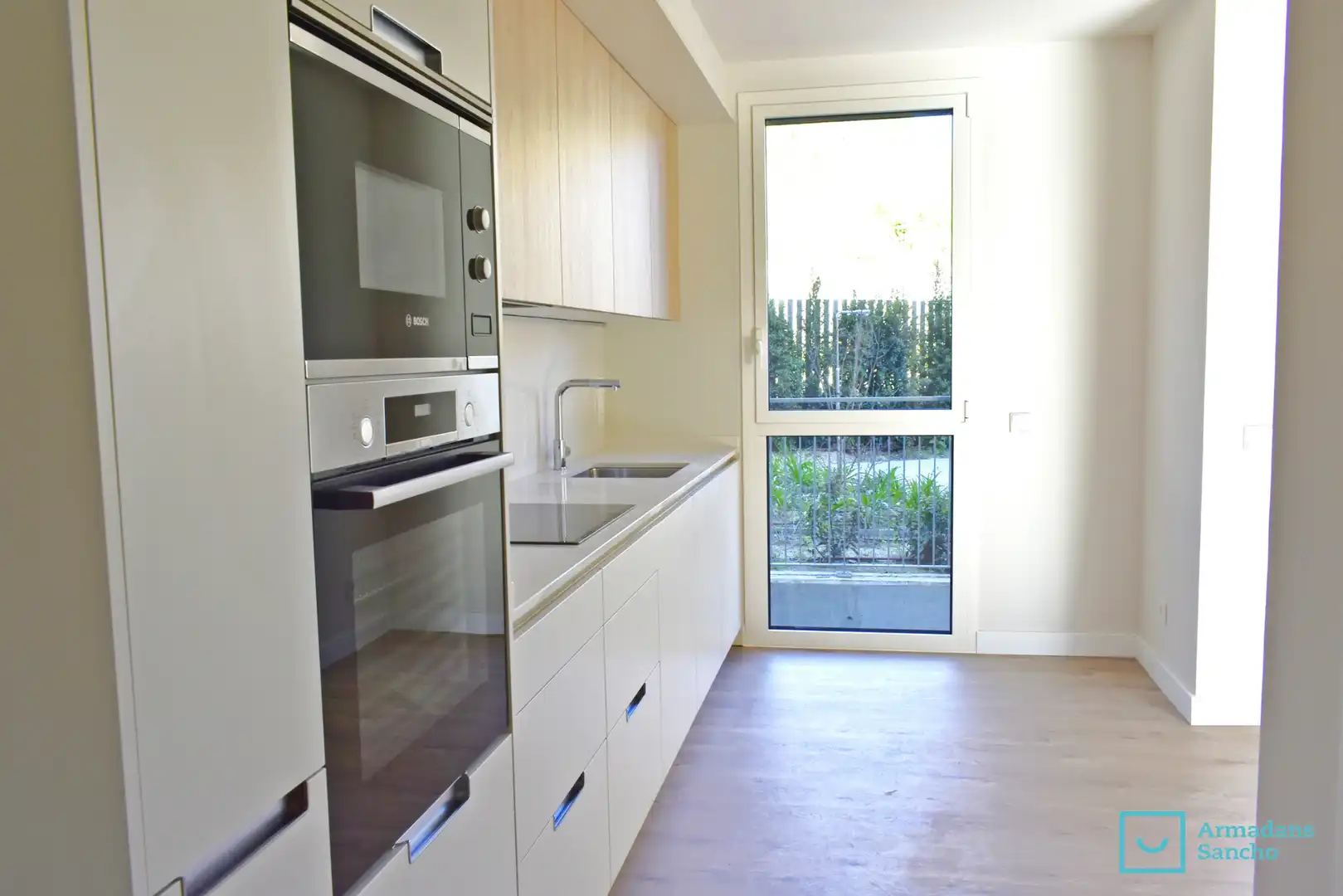 Cocina de Piso de alquiler en Tiana con Terraza