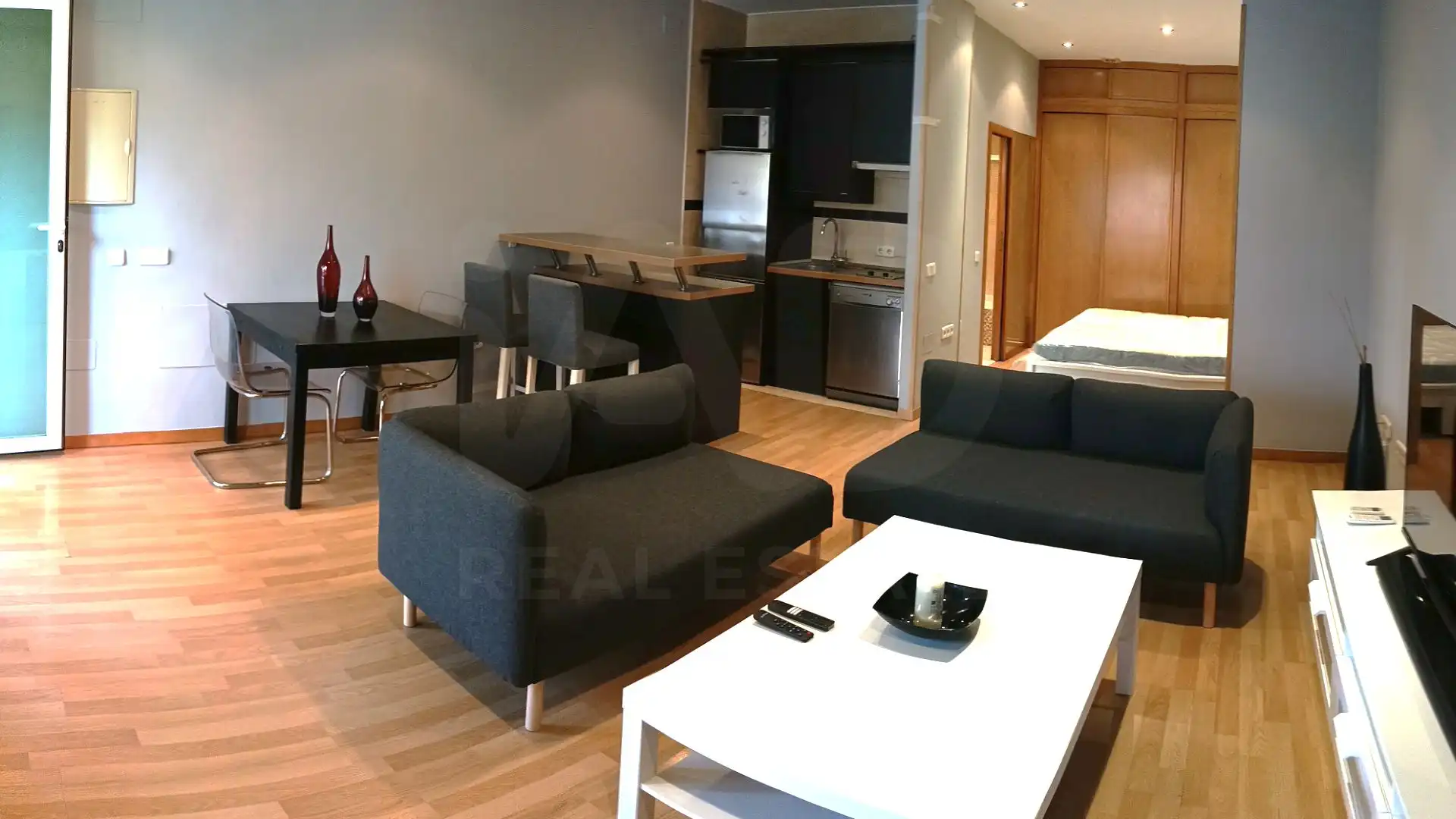 Wohnzimmer von Wohnung zur Miete in Madrid mit Klimaanlage und Heizung