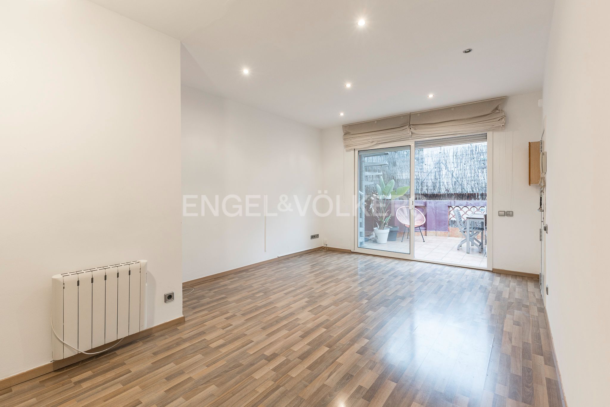 Living room of Attic for sale in  Barcelona Capital  with Air Conditioner, Heating and Terrace