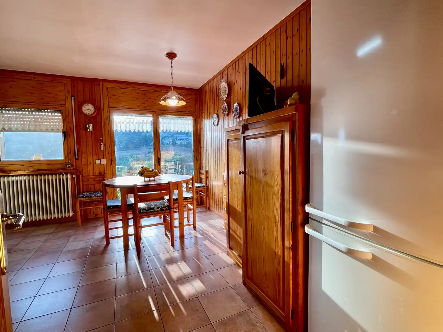 Cocina de Casa o chalet en venta en Sant Pau de Segúries con Aire acondicionado, Jardín privado y Terraza