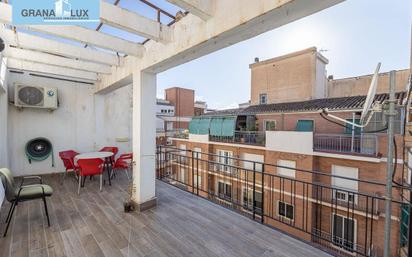 Terrasse von Dachboden zum verkauf in  Granada Capital mit Klimaanlage, Terrasse und Balkon