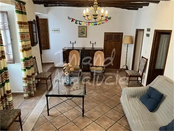 Sala de estar de Casa adosada en venta en Frailes con Terraza, Trastero y Piscina