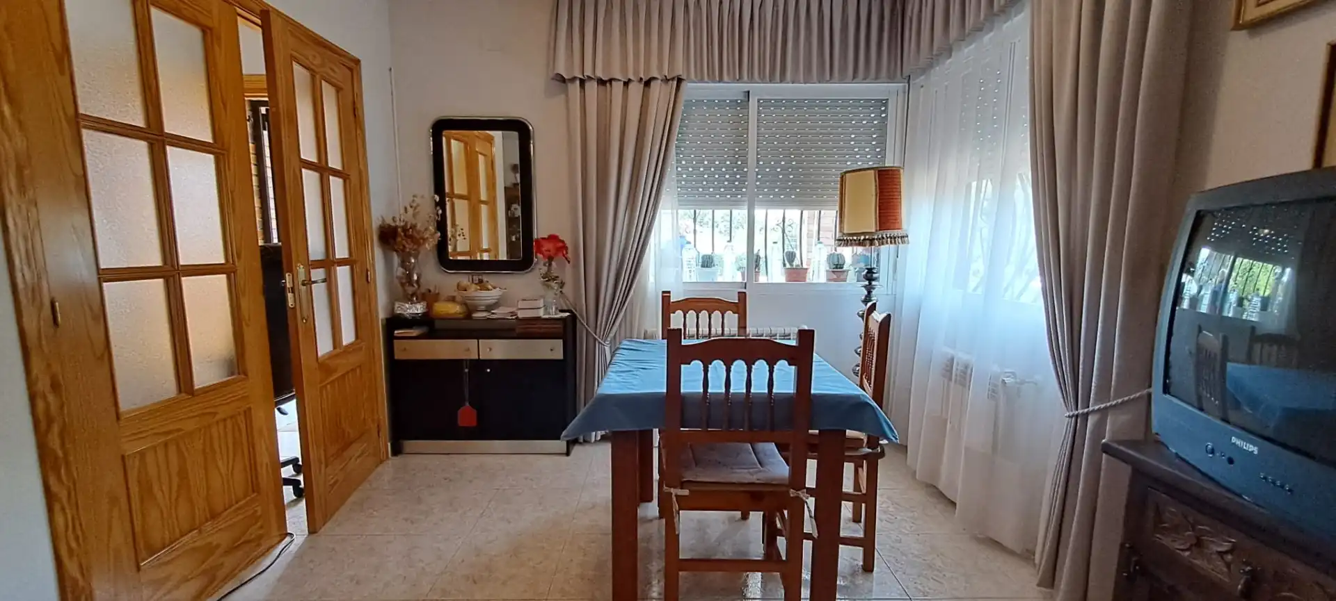 Menjador de Casa o xalet en venda en Ituero y Lama amb Calefacció, Jardí privat i Moblat