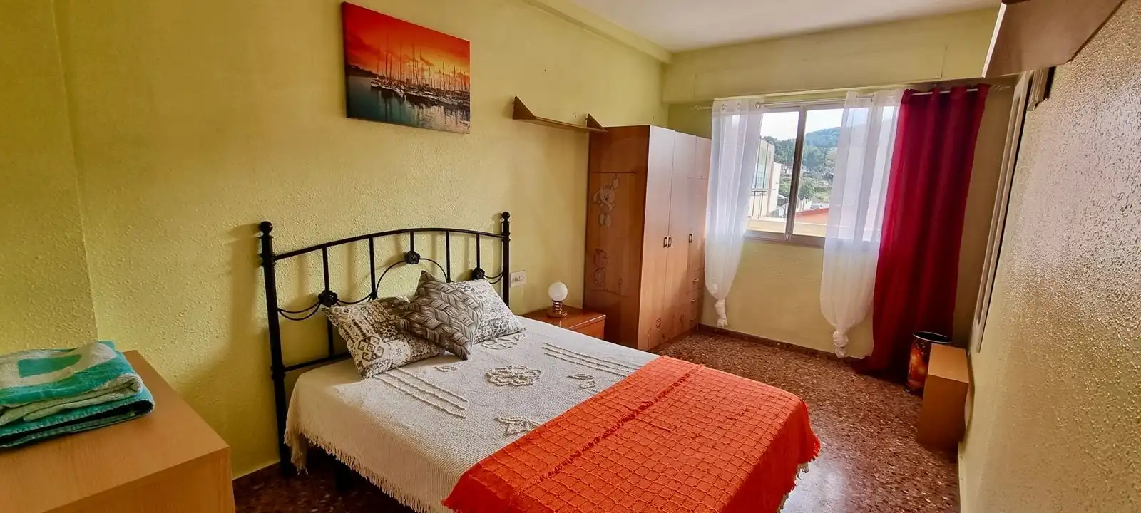 Bedroom of Flat for sale in Biar, Alicante